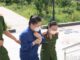 Cảnh sát dẫn giải cựu Đại úy Lê Thị Hiền hầu tòa, an ninh thắt chặt