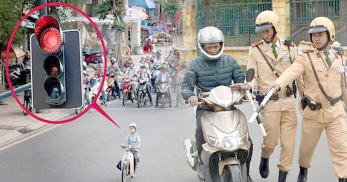 Trường hợp nào vượt đèn đỏ nhưng không bị phạt?