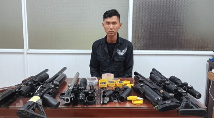 Phát hiện 3 đối tượng mua bán, tàng trữ súng hơi “khủng”