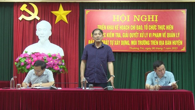 Huyện Thường Tín hoàn thành xử lý hàng loạt vi