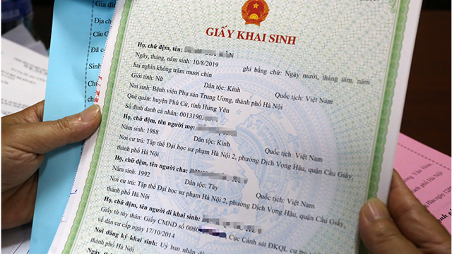 Giấy khai sinh bị mất, thủ tục cấp lại thế nào?